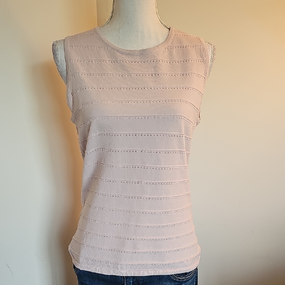 White House Black Market Blush Sleeveless Tank